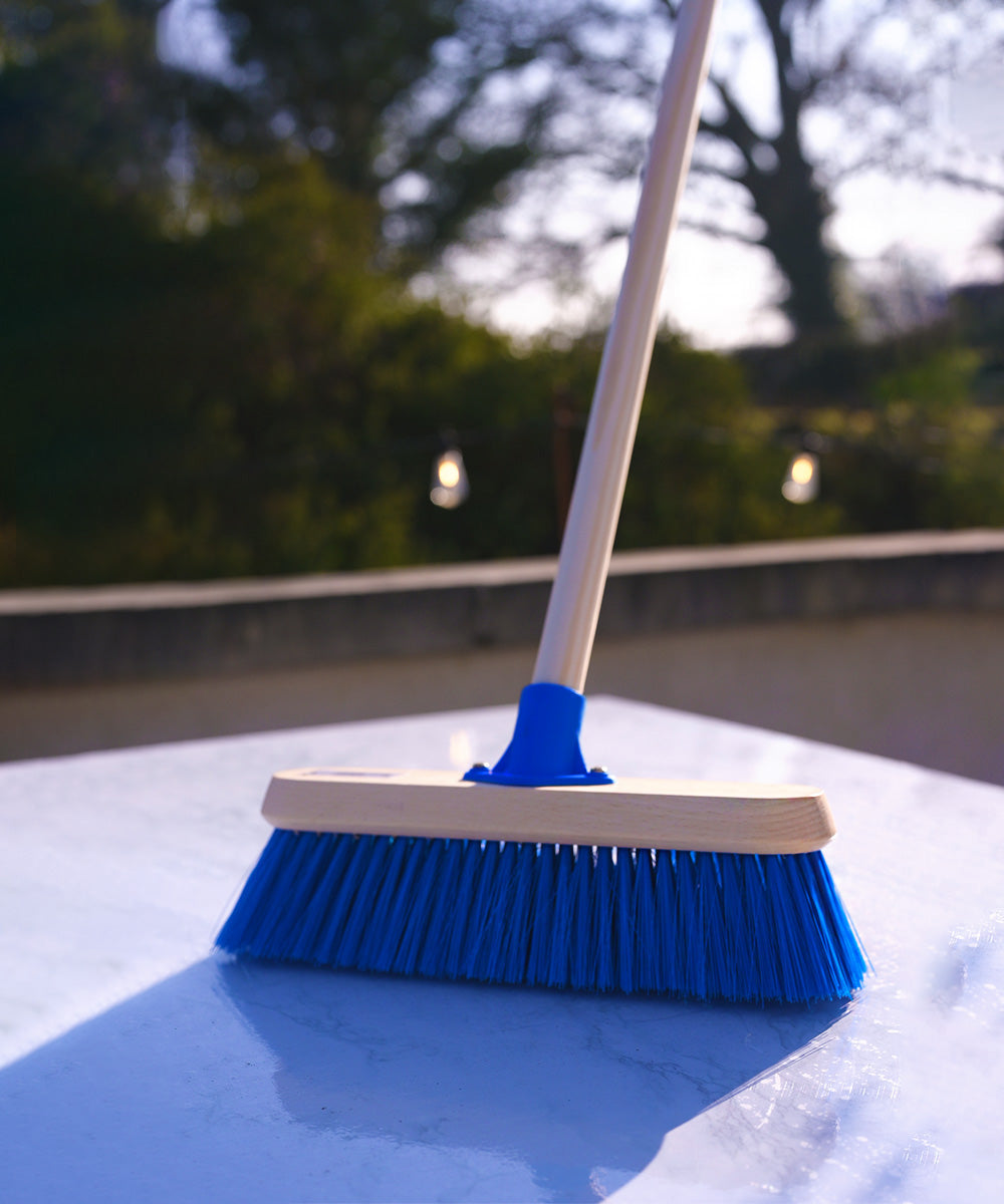 Finest by Hillbrush Household Wooden Broom With Socket & Handle - Soft